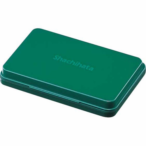 シヤチハタ スタンプ台 中形 緑 HGN-2-G 1個(ご注文単位1個)【直送品】