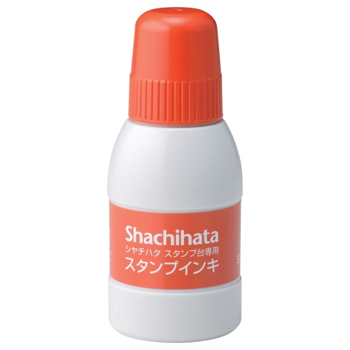 シヤチハタ スタンプ台専用補充インキ 40ml 朱色 SGN-40-OR 1個(ご注文単位1個)【直送品】