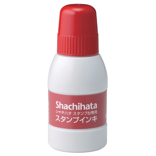 シヤチハタ スタンプ台専用補充インキ 40ml 赤 SGN-40-R 1個(ご注文単位1個)【直送品】