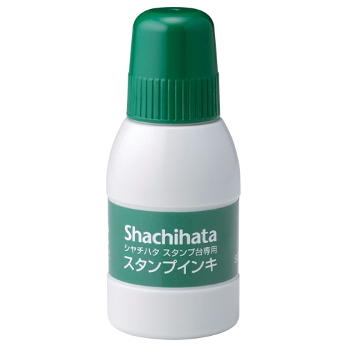 シヤチハタ スタンプ台専用補充インキ 40ml 緑 SGN-40-G 1個(ご注文単位1個)【直送品】