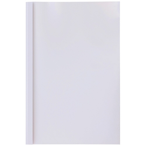 ジャパンインターナショナルコマース とじ太くん専用クリアカバー A4タテ 背幅9mm ホワイト 4110004 10冊/袋（ご注文単位1袋）【直送品】