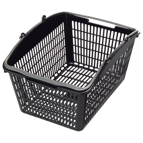 スーパーメイト ショッピングバスケット 16L ブラック・ダークグレー PB-16BG 1個（ご注文単位1個）【直送品】