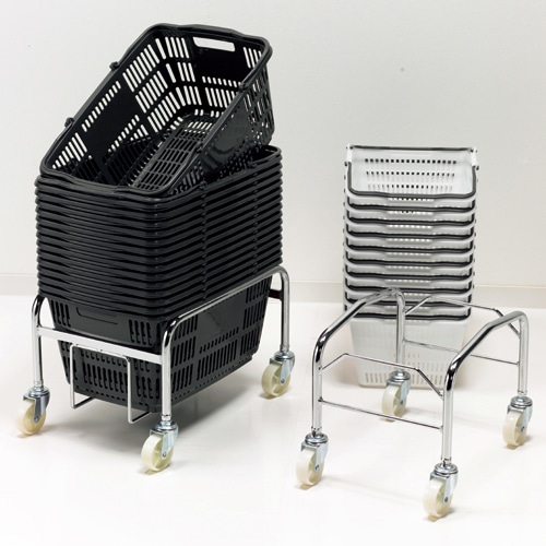 スーパーメイト ショッピングバスケット 33L ダークグレー CB-33EGU 1個(ご注文単位1個)【直送品】