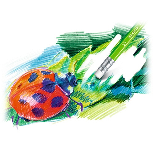 ステッドラー ノリス 消せる色鉛筆 24色(各色1本) 144 50NC24 1パック(ご注文単位1パック)【直送品】