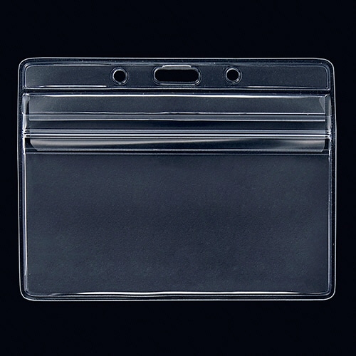 スマートサプライ 抗菌 名札用ケース(チャック付) UB-NC10C 10枚/袋（ご注文単位1袋）【直送品】