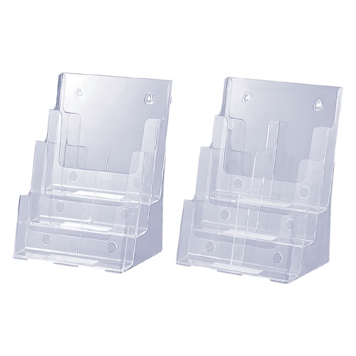 セキセイ カタログスタンド A4 縦3段 外寸W241×H321×D203mm CSD-2773 1個（ご注文単位1個）【直送品】