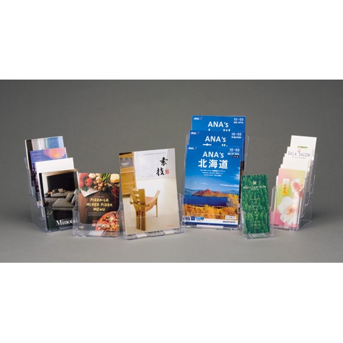 セキセイ カタログスタンド A4 縦3段 外寸W241×H321×D203mm CSD-2773 1個(ご注文単位1個)【直送品】