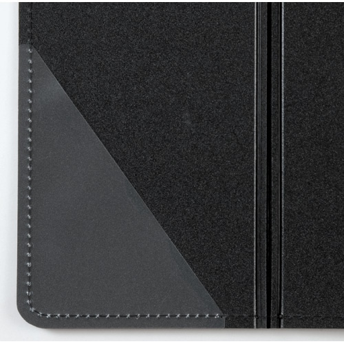 セキセイ クリップファイル 発泡美人 伝票サイズ W114×D10×H245mm ブラック FB-3614-60 1枚(ご注文単位1枚)【直送品】