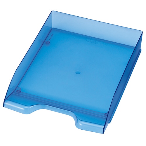 セキセイ スケルトンデスクトレー A4タテ ブルー SSS-1246BU 1個(ご注文単位1個)【直送品】