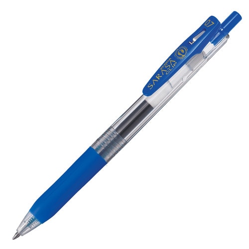 ゼブラ ジェルボールペン サラサクリップ 0.7mm 青 JJB15-BL 10本/セット（ご注文単位1セット）【直送品】