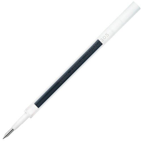 ゼブラ ジェルボールペン替芯 JRV-0.4芯 青 P-RJRV4-BL 10本/セット（ご注文単位1セット）【直送品】