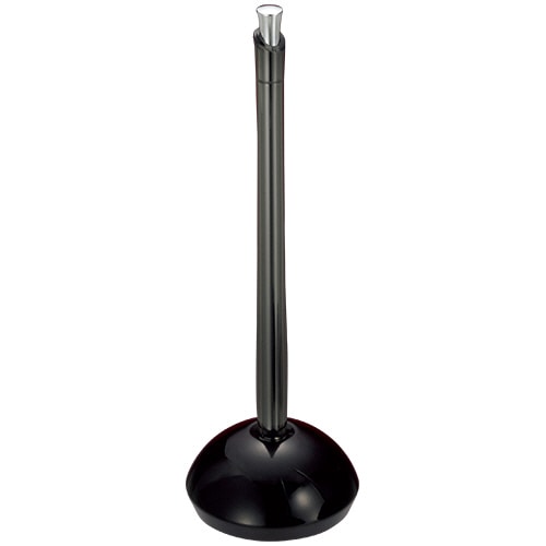 ゼブラ デスクペン フロス(flos) グラスブラック(黒インク) BA65-GBK 1組（ご注文単位1組）【直送品】