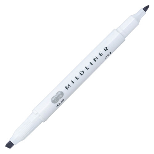 ゼブラ ラインマーカー マイルドライナー マイルドグレー WKT7-MGR 1本(ご注文単位1本)【直送品】