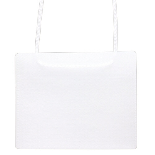 ソニック カラー吊下げ名札 名刺サイズ 白 VN-849-W 50個/袋（ご注文単位1袋）【直送品】