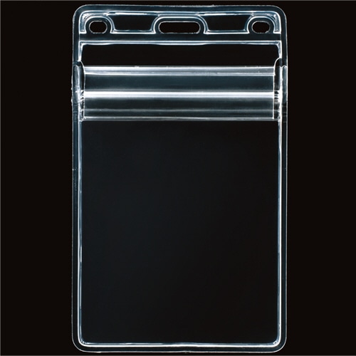 ソニック 名札用表示面 タテ型チャックタイプ NF-578-1 10枚/セット(ご注文単位1セット)【直送品】