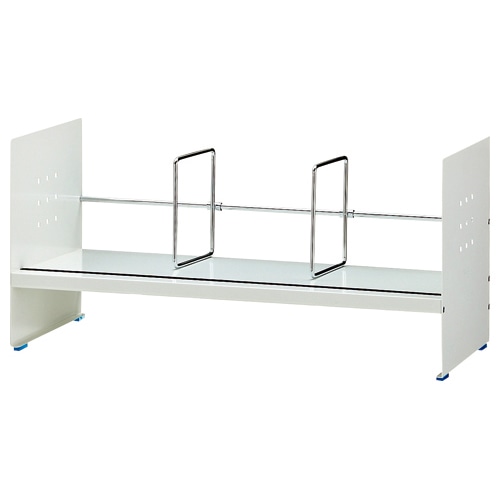 トヨダプロダクツ ブックスタンド ハイタイプ W600mm ホワイト BSST-060H 1台（ご注文単位1台）【直送品】