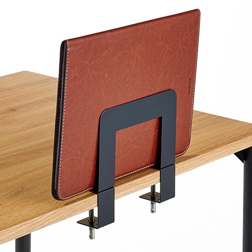 トヨダプロダクツ メニュー収納シリーズ クランプメニュースタンド ブラック CMS-1 1個（ご注文単位1個）【直送品】