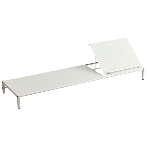 トヨダプロダクツ モニター台(スタンド機能天板付き) ホワイト TUMS-1W 1台(ご注文単位1台)【直送品】