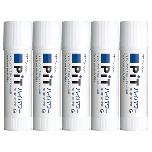 トンボ鉛筆 スティックのり ピットハイパワー G 約40g HCA-531AS 5本/袋(ご注文単位1袋)【直送品】