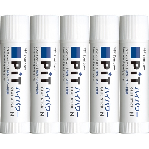 トンボ鉛筆 スティックのり ピットハイパワー N 約22g HCA-521AS 5本/袋(ご注文単位1袋)【直送品】