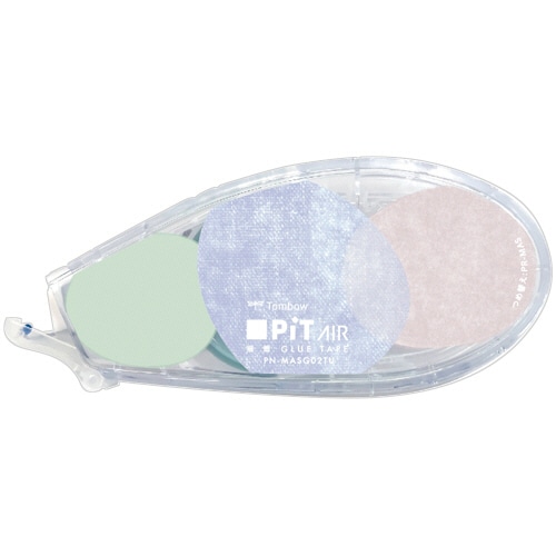 トンボ鉛筆 テープのり ピットエアー 本体 8.4mm×16m ドット柄 PN-MASG02TU 1個（ご注文単位1個）【直送品】