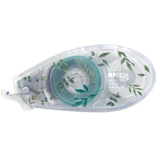 トンボ鉛筆 テープのり ピットエアー 本体 8.4mm×16m ボタニカル柄 PN-MASG01TU 1個（ご注文単位1個）【直送品】