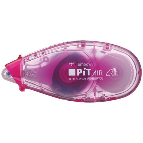 トンボ鉛筆 テープのり ピットエアーミニ つめ替えタイプ 本体 6mm×11m ピンク PN-CASC80 1個（ご注文単位1個）【直送品】