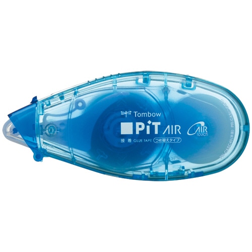 トンボ鉛筆 テープのり ピットエアーミニ つめ替えタイプ 本体 6mm×11m ブルー PN-CASC40 1個（ご注文単位1個）【直送品】