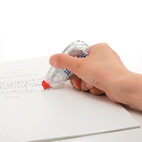 トンボ鉛筆 修正テープ モノエアー つめ替えタイプ 本体 5mm幅×10m 赤 CT-CAX5 1個(ご注文単位1個)【直送品】