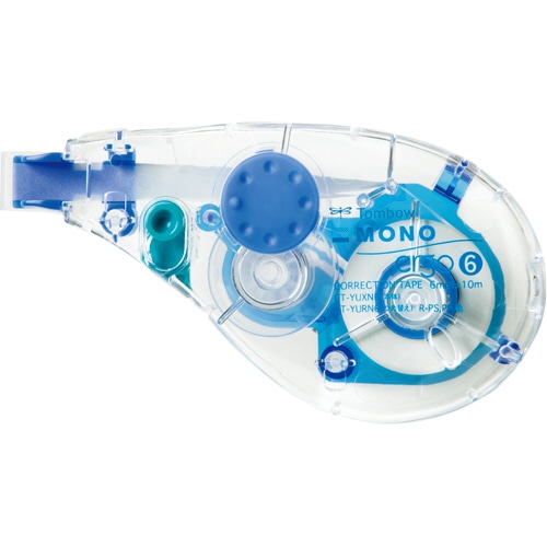 トンボ鉛筆 修正テープ モノエルゴN 本体 6mm幅×10m CT-YUXN6 1個（ご注文単位1個）【直送品】