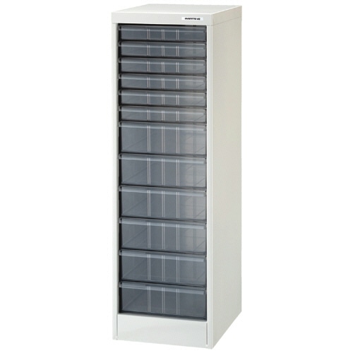 ナカバヤシ アバンテV2 抗菌フロアケース A4 浅6段・深6段 ホワイト AF-KH12W 1台（ご注文単位1台）【直送品】