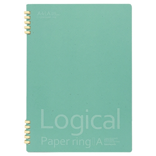 ナカバヤシ ロジカル ペーパーリングノート A4 A罫 40枚 NW-A405A 10冊/セット（ご注文単位1セット）【直送品】