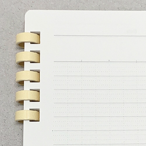 ナカバヤシ ロジカル ペーパーリングノート A5 A罫 40枚 NW-A518A 1冊（ご注文単位1冊）【直送品】