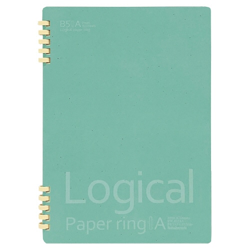 ナカバヤシ ロジカル ペーパーリングノート B5 A罫 40枚 NW-B518A 1冊（ご注文単位1冊）【直送品】