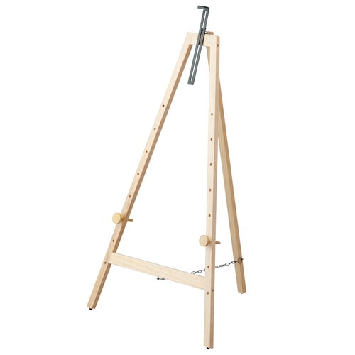 ナカバヤシ 木製イーゼル Mサイズ ワイド ナチュラル木目 EZ-102NM 1台（ご注文単位1台）【直送品】