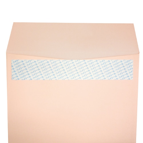 ハート 透けないカラー封筒 ワンタッチテープ付 長3 パステルピンク 80g/㎡ 〒枠あり XEP272 100枚 5袋/箱(ご注文単位1箱)【直送品】