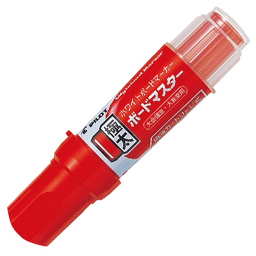パイロット ボードマーカー ボードマスター 極太 レッド WMBM-25J-R 10本/セット（ご注文単位1セット）【直送品】