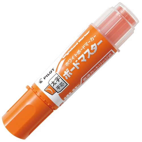 パイロット ボードマーカー ボードマスター 太字平芯 オレンジ WMBM-18BMC-O 10本/セット（ご注文単位1セット）【直送品】