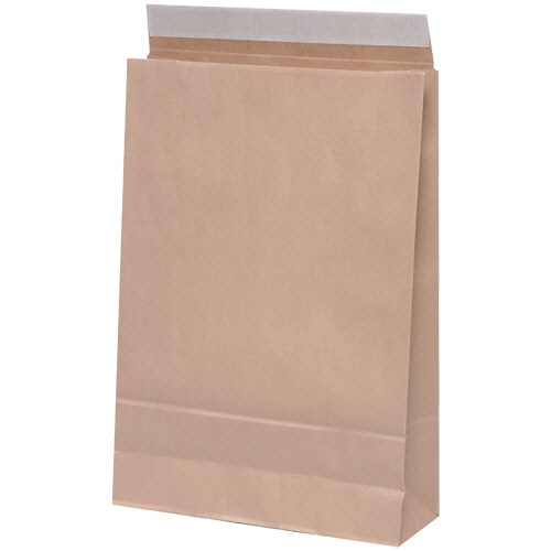 パックタケヤマ 宅配袋 大 封かんテープ付 茶 XZT50002 50枚/袋(ご注文単位1袋)【直送品】