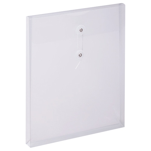 ハピラ エンベロップ(ひも付) A4マチ付 クリアー EBA4CL 5枚/袋(ご注文単位1袋)【直送品】