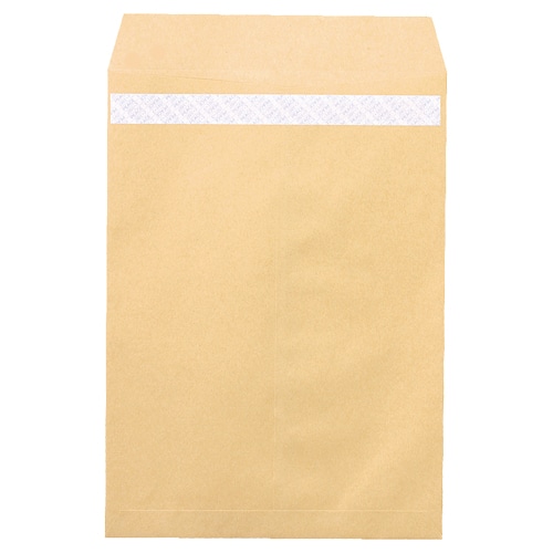 ピース R40再生紙クラフト封筒 テープのり付 角2 85g/㎡ 業務用パック 697 500枚/箱（ご注文単位1箱）【直送品】