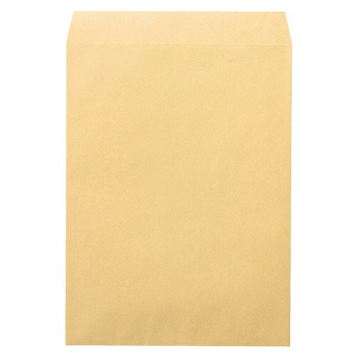 ピース R40再生紙クラフト封筒 角0 85g/㎡ 業務用パック 710-80 500枚/箱(ご注文単位1箱)【直送品】