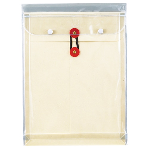 ピース マチヒモ付ビニール保存袋 レザック 角2 184g/㎡ 白 911 1枚（ご注文単位1枚）【直送品】