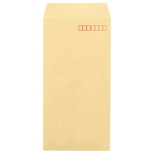 ピース 再生クラフト封筒(厚口タイプ) 長3 100g/㎡ 〒枠あり 540 70枚/袋（ご注文単位1袋）【直送品】