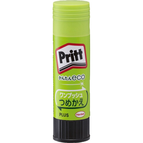 プラス スティックのり プリット つめかえタイプ ミディアム 本体 約20g NS-742 1本（ご注文単位1本）【直送品】