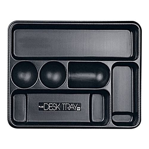 プラス デスクトレー M ブラック 63-812 1個（ご注文単位1個）【直送品】