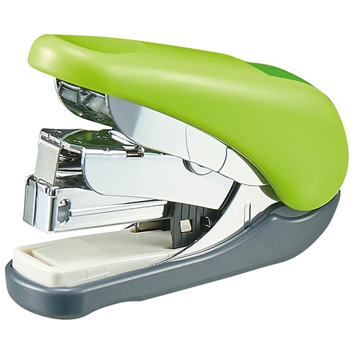 プラス フラットホッチキス フラットかるヒット 32枚とじ グリーン ST-010VN 1個(ご注文単位1個)【直送品】