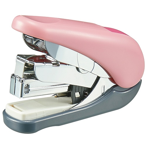 プラス フラットホッチキス フラットかるヒット 32枚とじ ピンク ST-010VN 1個(ご注文単位1個)【直送品】