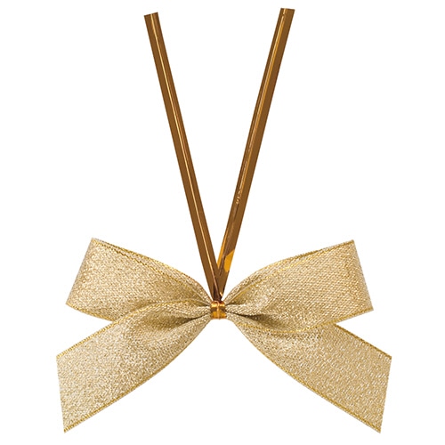 ヘッズ シャインリボンワイヤータイ ゴールド 大 GOL-YT1 50個/袋(ご注文単位1袋)【直送品】