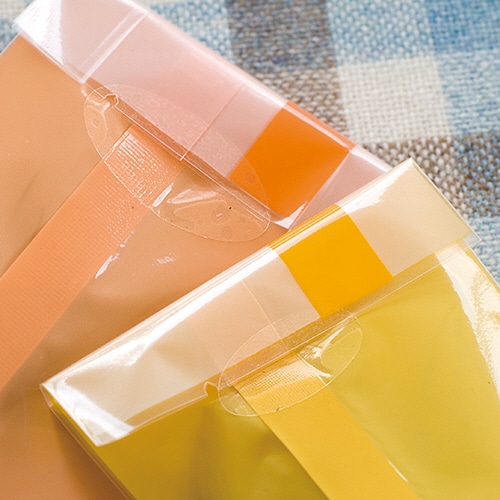 ヘッズ 透明ロールシール 35×18mm M-2RS 500枚/袋(ご注文単位1袋)【直送品】